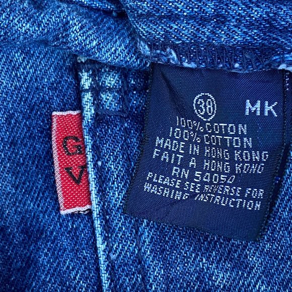 GLORIA VANDERBILT Mom Jeans Size 38 High Waist 38"W 28”I Medium Wash Vtg 80s 90s - Picture 4 of 12